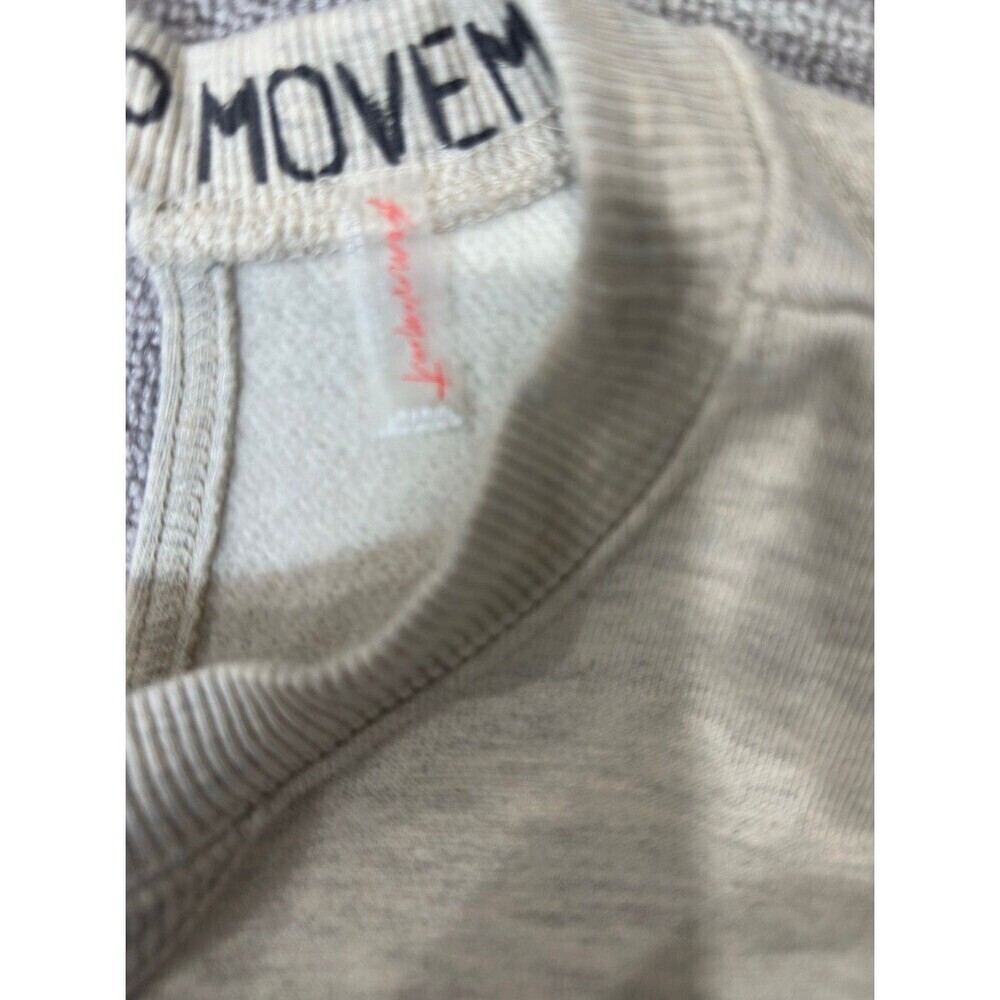 FP Movement “For The Win” Playsuit Oatmeal Heather – Size Small NWT Cotton Blend - Picture 9 of 12